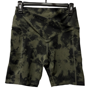 Evolution and Creation Olive Black Tie Dye Bike Shorts